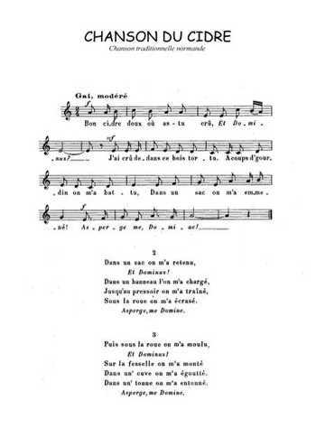 Chanson du cidre